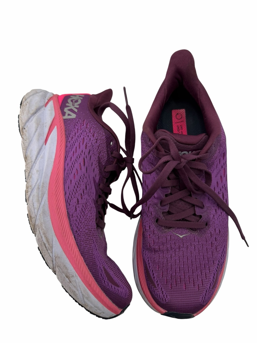 HOKA Purple Grape Berry Clifton 8 Womens Running‎ Shoes US 6